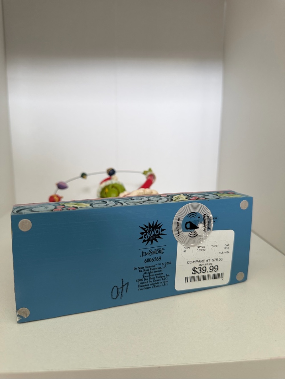 PLEASE READ - Enesco Jim Shore The Grinch Juggling Gifts Into Bag Figurine - Picture 5 of 5